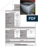 Ficha Técnica de La Maquina