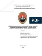 Informe Técnico Tesis Biologia UNSA PDF