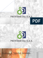 Tarjetas de Presentación Proyemetal S.A.S