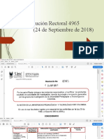 Resolución Rectoral 4965 (24 de Septiembre de 2018)