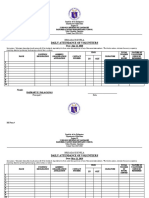 BE Form 4 Attendance