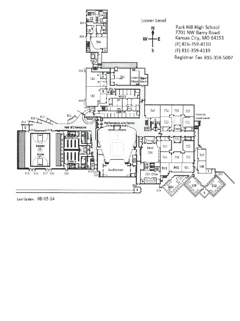 Park Hill High School Floor Plan PDF