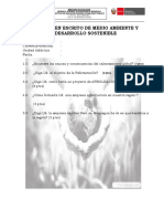 2do Examen Escrito Medio Ambiente PDF