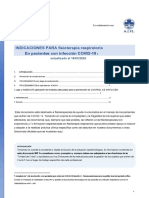 Indicazioni Per Fisioterapia Respiratoria in COVID19 16 03 2020.it - Es