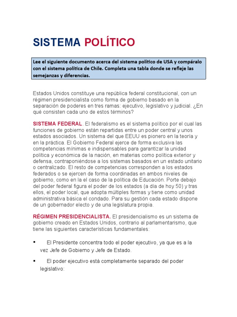 parar-USA CHILE | PDF | Presidentes de los Estados Unidos | Gobierno ...