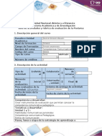 Guía de Actividades y Rúbrica de Evaluación - Postarea - Evaluación Final