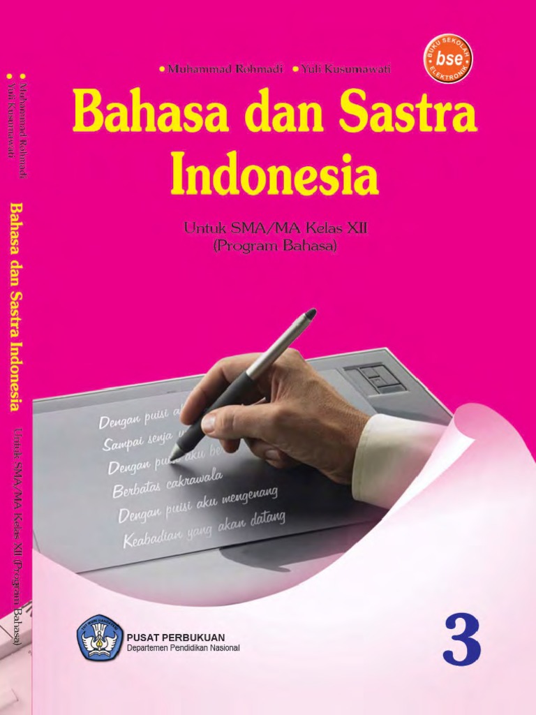 SMA MA Kelas 12 Bahasa Dan Sastra Indonesia Program Bahasa