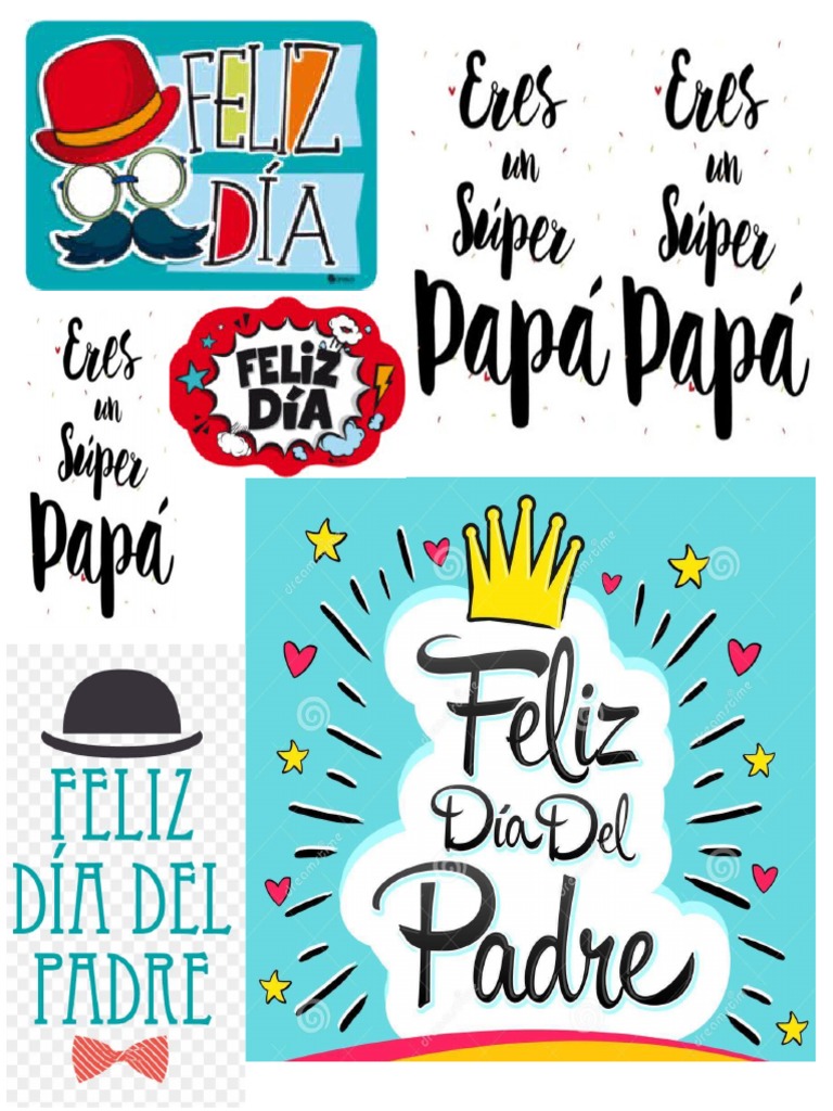 Feliz Día Del Padre 'Para Imprimir | PDF