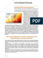 1-Sociedad de La Informacion y Del Conocimiento PDF