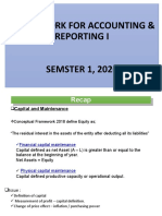 Framework For Accounting & Reporting I