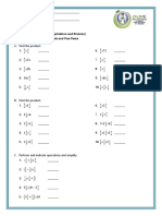 Name: - Grade and Section: - Let's Practice 3