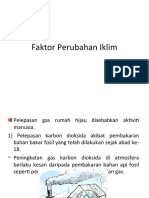 Faktor Perubahan Iklim