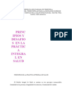 Principios y desafíos de la práctica integral en salud