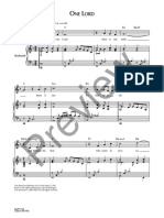 One Lord Music Sheet