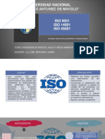 Universidad Nacional "Santiago Antunez de Mayolo": ISO 9001 ISO 14001 ISO 45001
