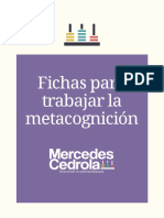 Fichas Metacognición Psicopedagoga - MC