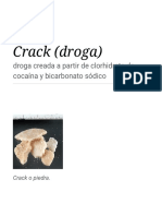 Crack (Droga) - Wikipedia, La Enciclopedia Libre PDF
