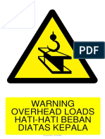 Warning Overhead Loads - Hati-Hati Beban Diatas Kepala PDF