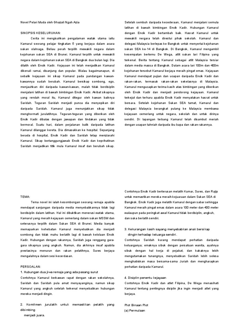 Pelari Muda Tingkatan 1 Pdf
