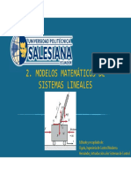 2 Modelos Matemáticos de Sistemas Lineales