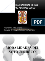 Modalidades Del Acto Juridico Diapo