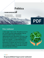 Ética & Política Ambiental