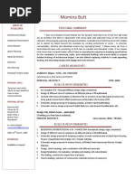 Resume Momina Butt PDF