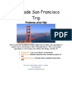 8th Grade San Francisco Trip