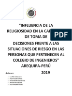 Tesis Religiosidad