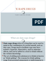 Date Rape Drugs: Take Care Be Aware