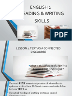 Reading & Writing Skills: English 2