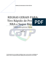 Regulamento NRA, TRP E SR Online