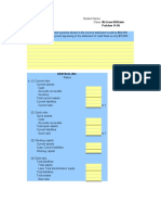 Excel Sheet Ratio Analysis