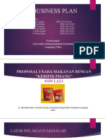 Business Plan - UMKM KERIPIK PISANG MILENIAL 