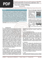 Overview of Data Mining