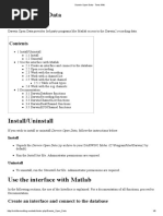 Matlab Interface - Darwin Open Data