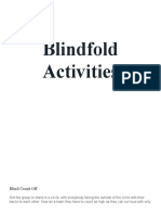 Blindfold Activities: Blind Count Off