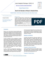 Colorimetric Method For The Estimation o PDF