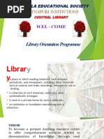 Library Orientation Programme - Ratnapuri Institutions