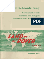 Land Rover Serie II Deutsch ManualSII