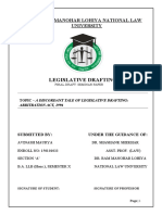 SEMINAR Legislative Drafting