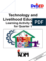 Technology and Livelihood Education:: Learning Activity Sheets For Quarter 1