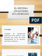 El sistema financiero ecuatoriano y sus instituciones