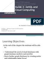 Learning Guide 2: Nosql and Newsql: Cloud Computing Databases