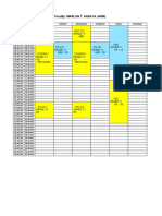 Faculty Schedule and Subject Assignments