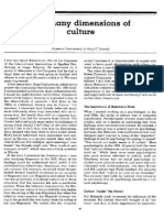The Many Dimensions of Culture- Triandis Triandis, Harry Charalambos -2004