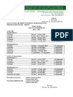 Drept-Structura An Universitar 2012-2013 PDF