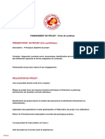 Fiche de Synthese Du Projet