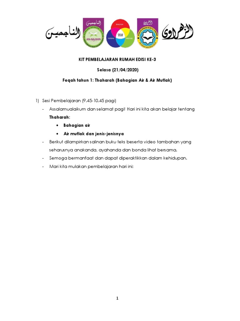 Feqah Tahun 1 Kpr3 Sri Pdf