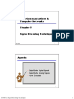 Data Communications & Computer Networks: Digital Data, Digital Signals Digital Data, Analog Signals Home Exercises